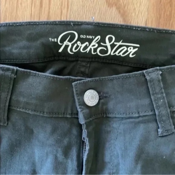 Old Navy The Rockstar Olive Green Skinny Leg Pants Women Size 6 - Picture 2 of 4
